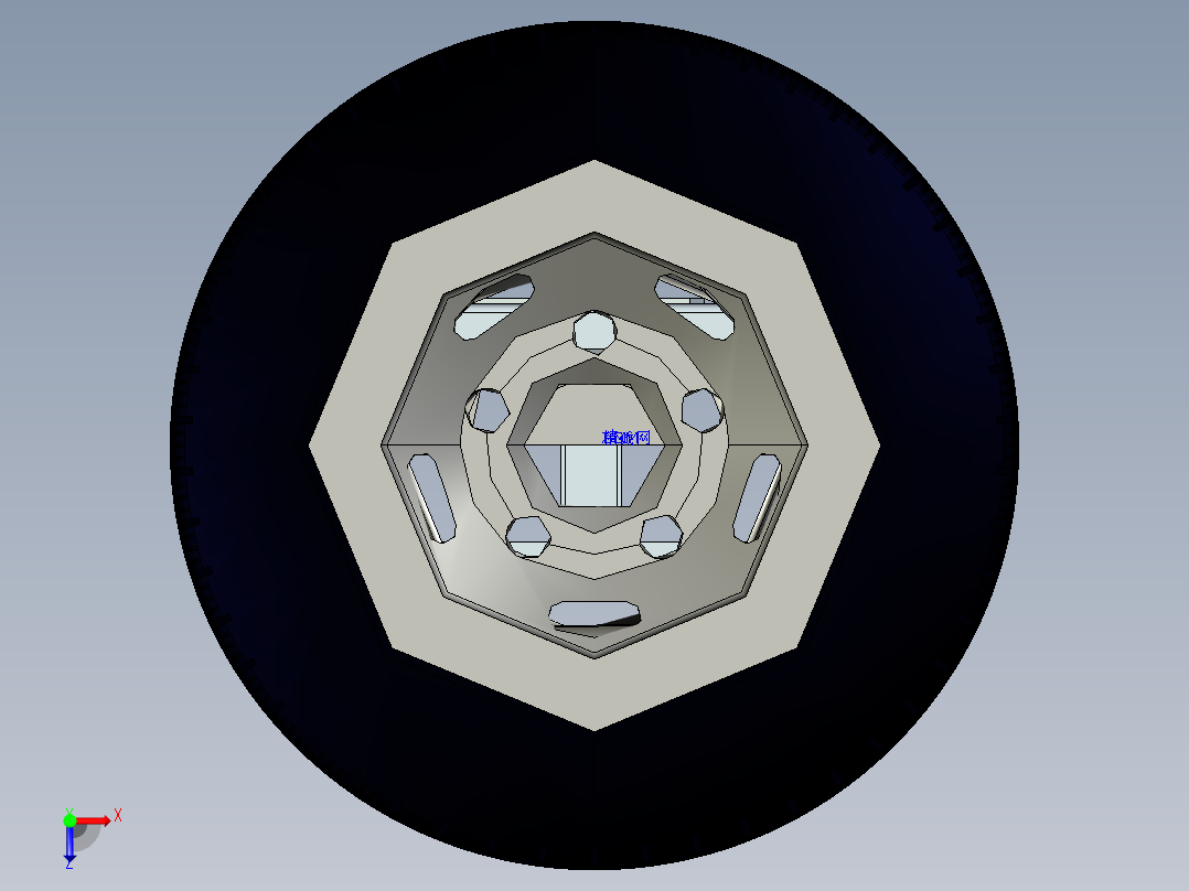 全落地式清障车全套数模 cero2.0.zip俯视图