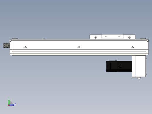 Toyo东佑达直线模组-ECH10-250-BM-100W左视缩略图