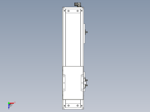 Toyo东佑达直线模组-ECH10-250-BM-100W俯视缩略图