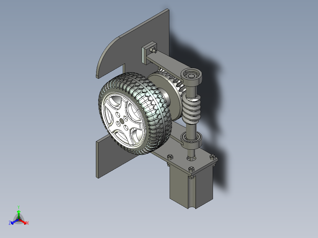 Robot Braava 拖地机器人的设计与仿真