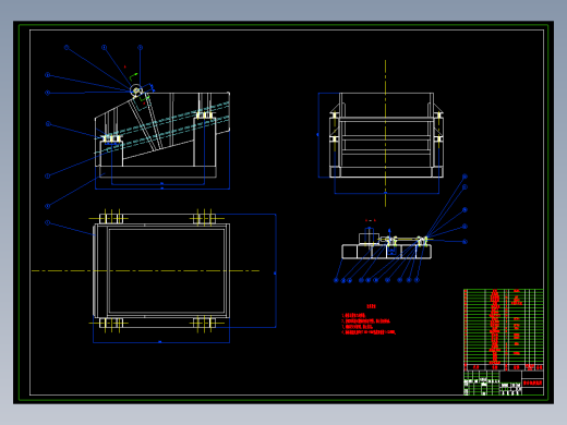 造粒机全套CAD图纸毕业设计