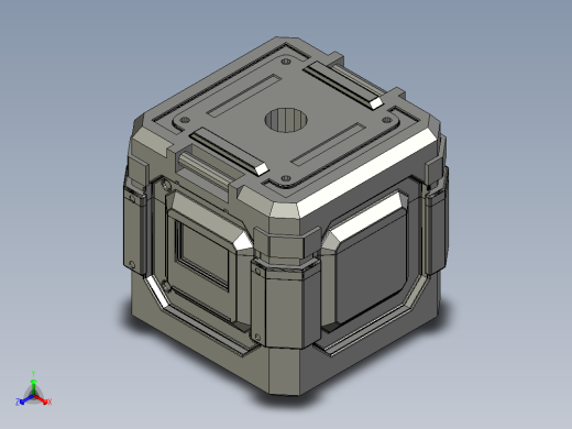 复杂形状的立方体