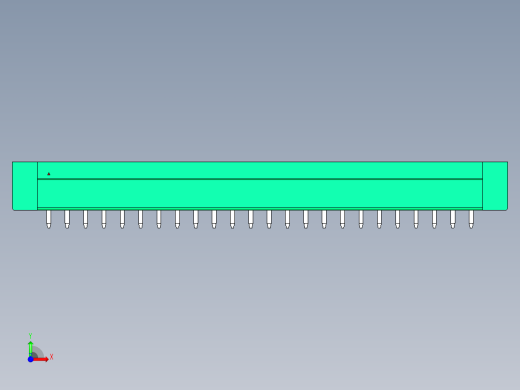 DEGSON 15EDG（公头） 3.5mm 螺钉锁紧，插拔式接线端子 FullPack-15EDGVM-3.5-24P-14-00AH前视缩略图