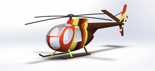 OH-6 MD 500直升机缩略图