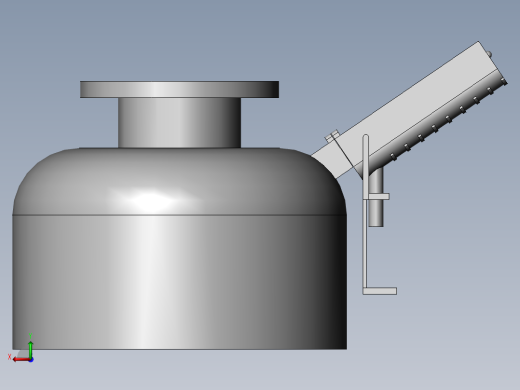 精馏塔塔头后视缩略图