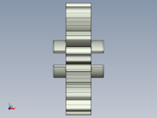 4019 OldGray Technic Gear 16 Tooth.STEP前视缩略图