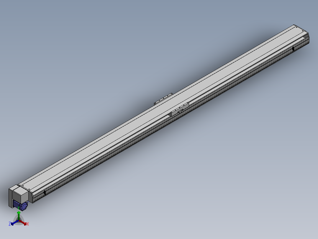 精密模组MT220-L150-3300-LD-M75-C4正等轴测图