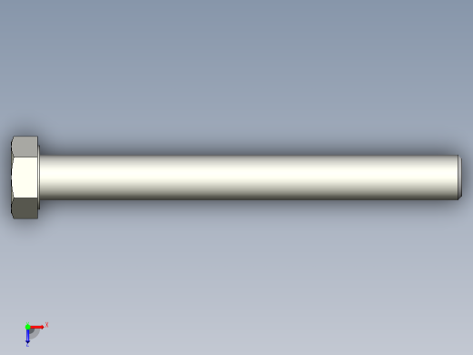 螺钉-DIN_931-M14x2x130_22.stp俯视缩略图