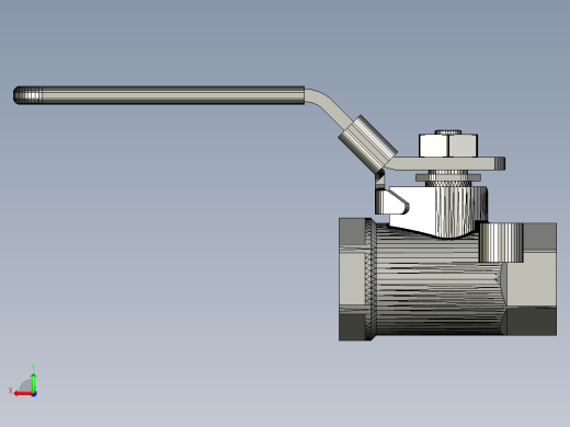 球阀3_8SOLIDWORKS 2010后视缩略图