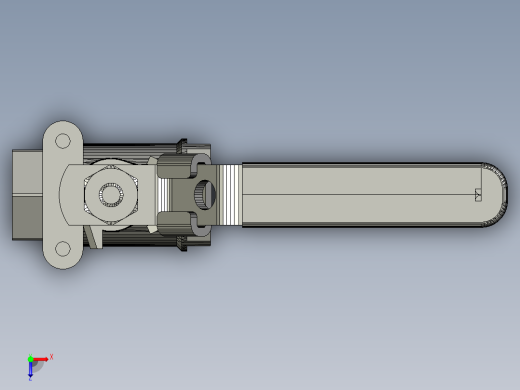 球阀3_8SOLIDWORKS 2010俯视缩略图