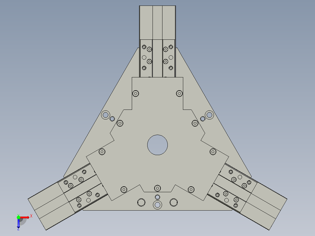 普通气爪ph21-12俯视图