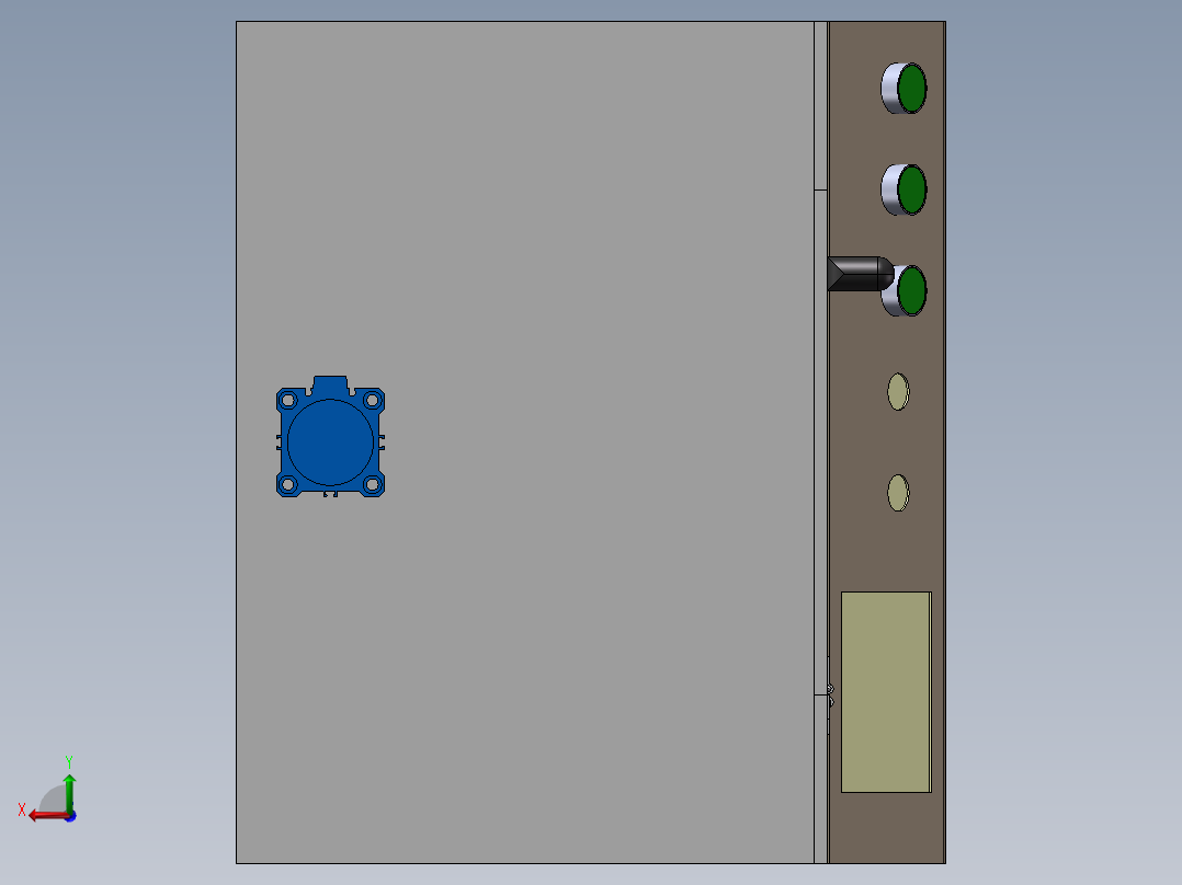 功能测试机后视图