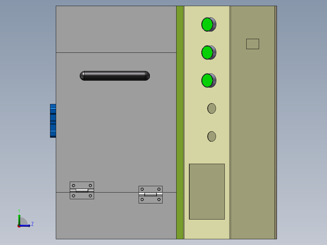 功能测试机左视图