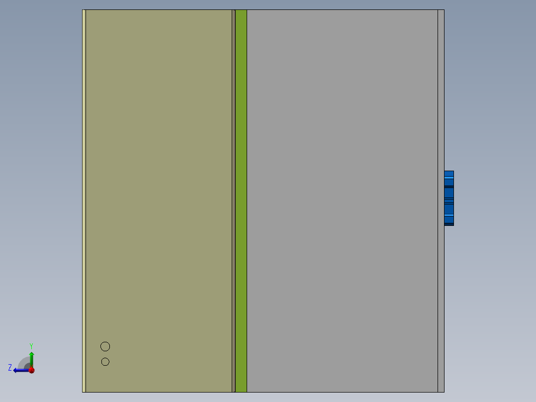 功能测试机右视图