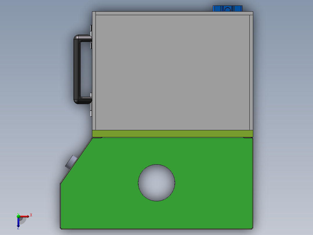 功能测试机俯视图