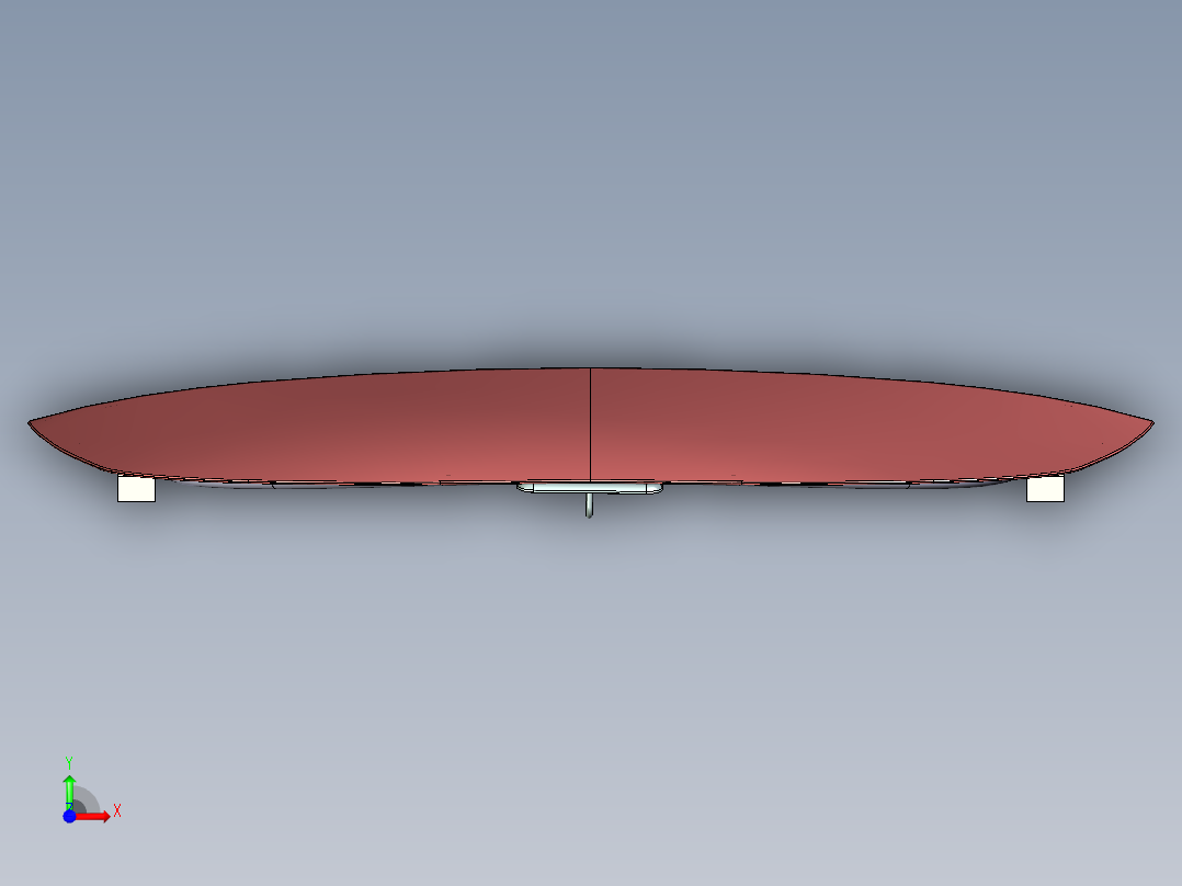 汽车引擎盖外板-3--catia前视图