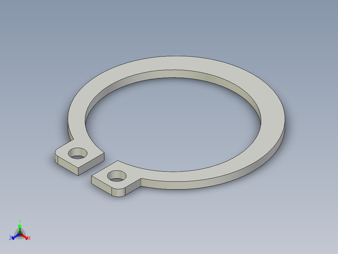 管道手动球阀-水管开关阀-手动阀门User Library-md52c150dn40-1_DN40~50SnapRing正等轴测图