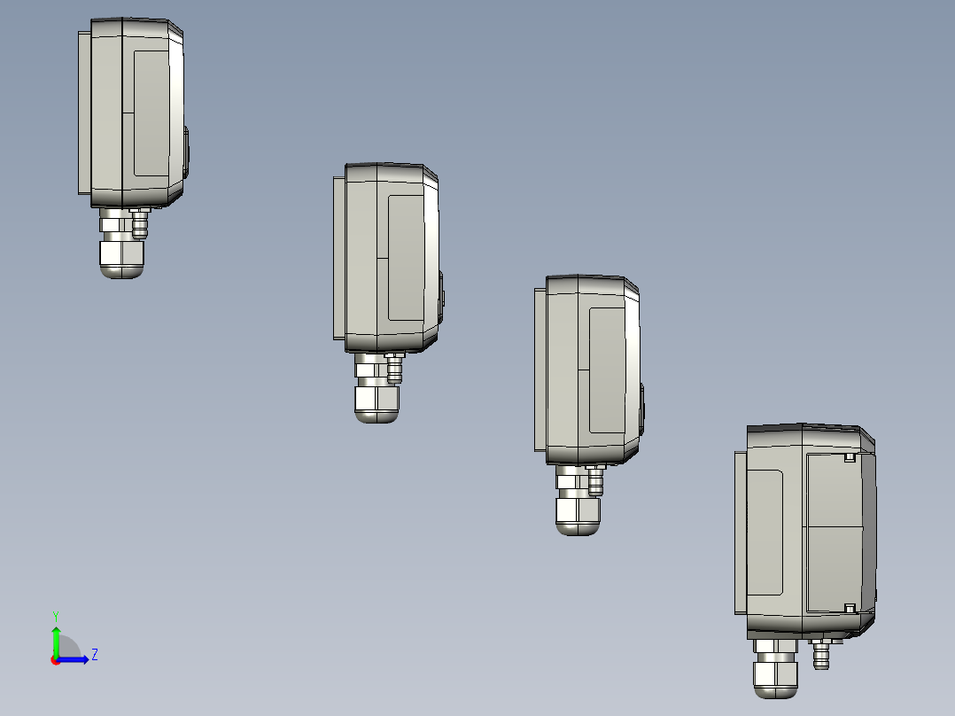 4款差压变送器左视图