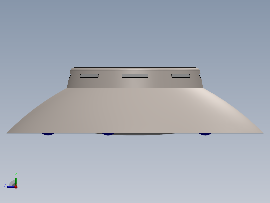 外星飞船18右视图