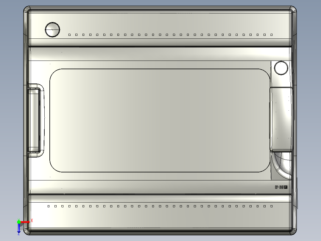 电气柜-85612俯视图