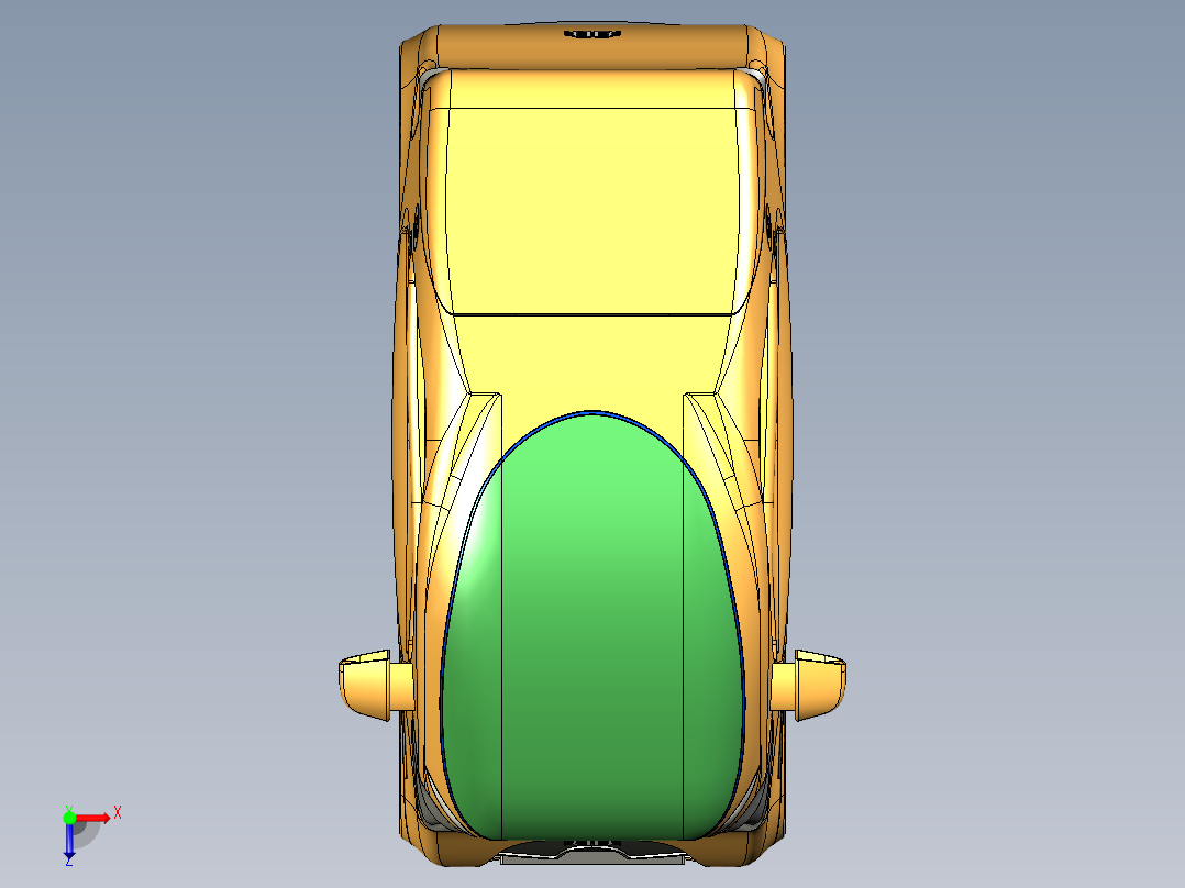 TBO T-ZÉRO2023款汽车俯视图