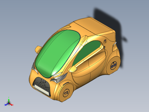 TBO T-ZÉRO2023款汽车正等轴测缩略图