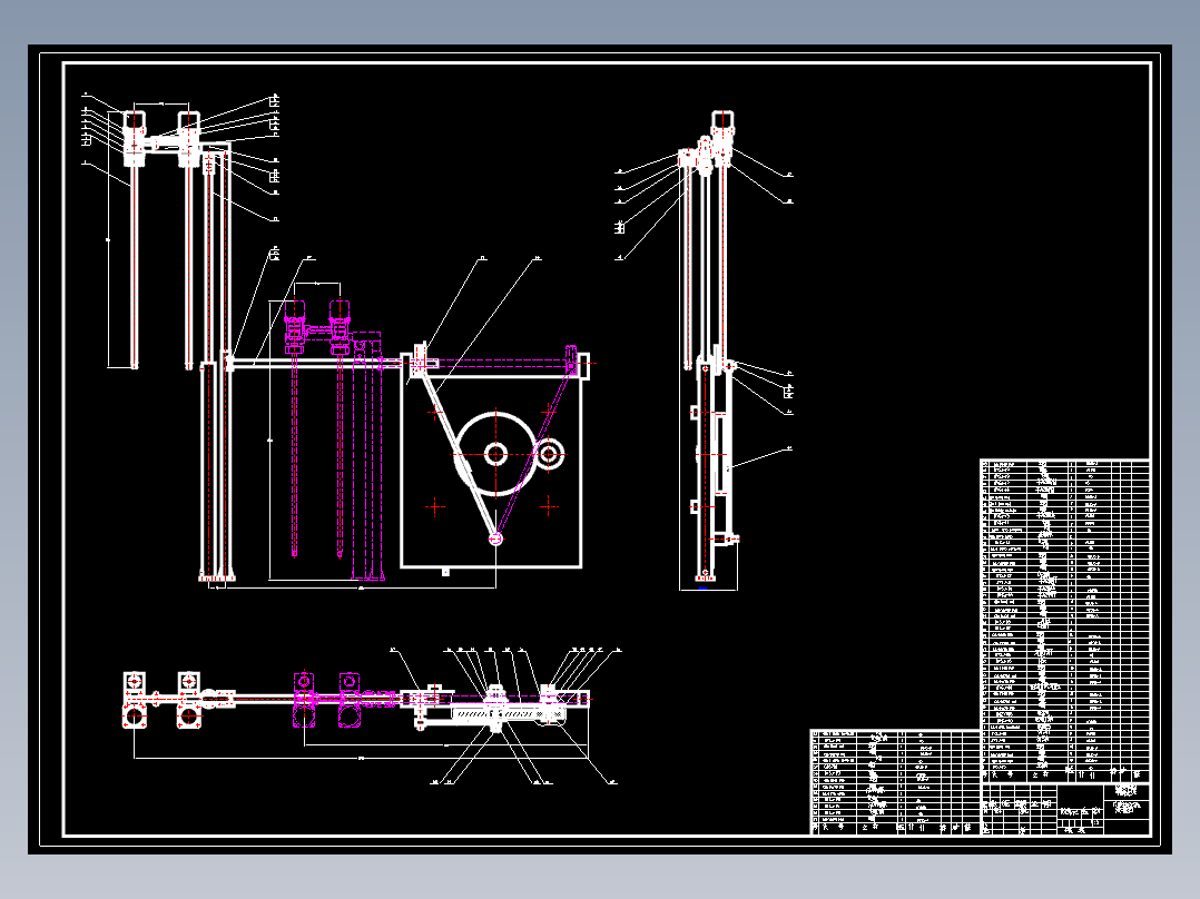 JS11-街道护栏自动清洗机构设计[含全套图和文档]