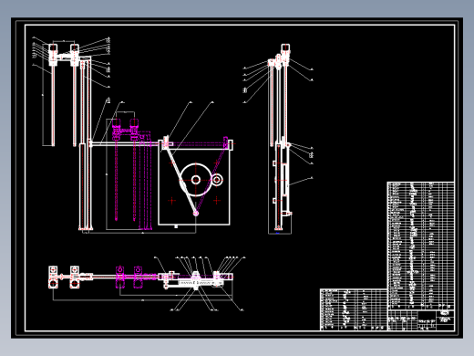 JS11-街道护栏自动清洗机构设计[含全套图和文档]