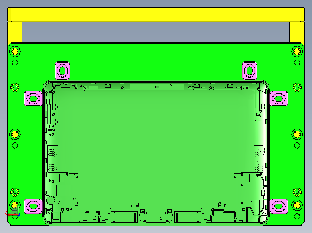 TX201-C-笔记本CNC工装夹具三维模型CNC3后视图