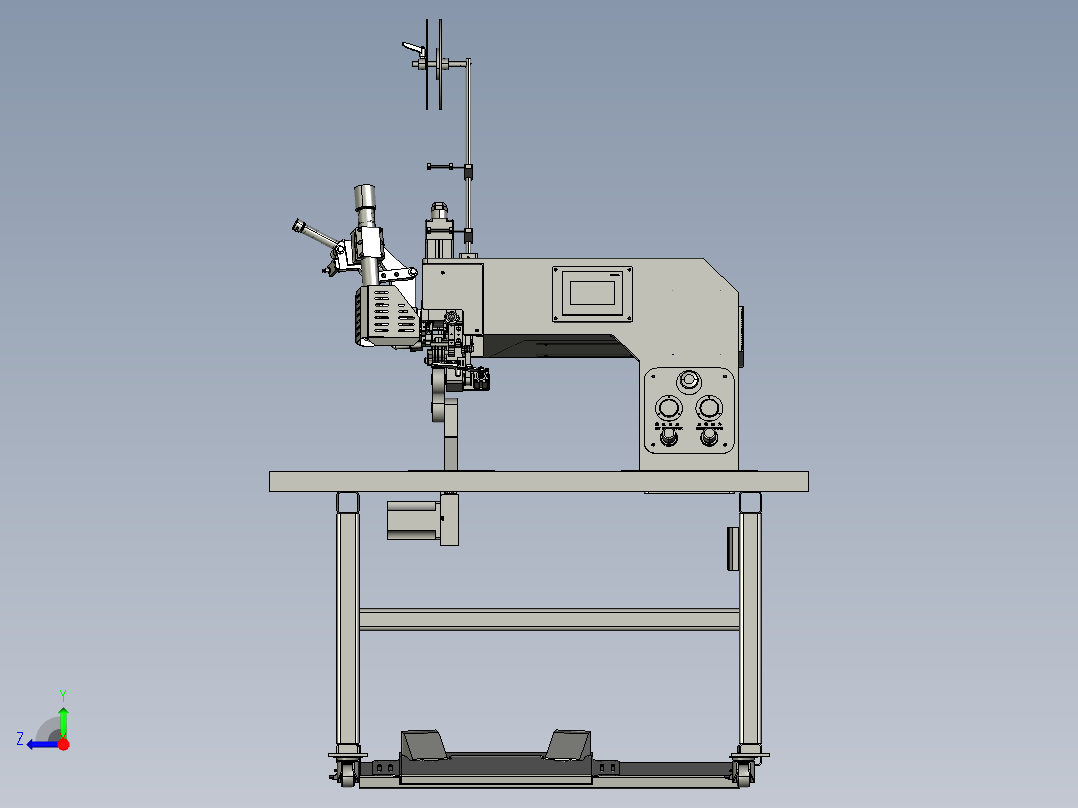 防护服专用热风机_step右视图