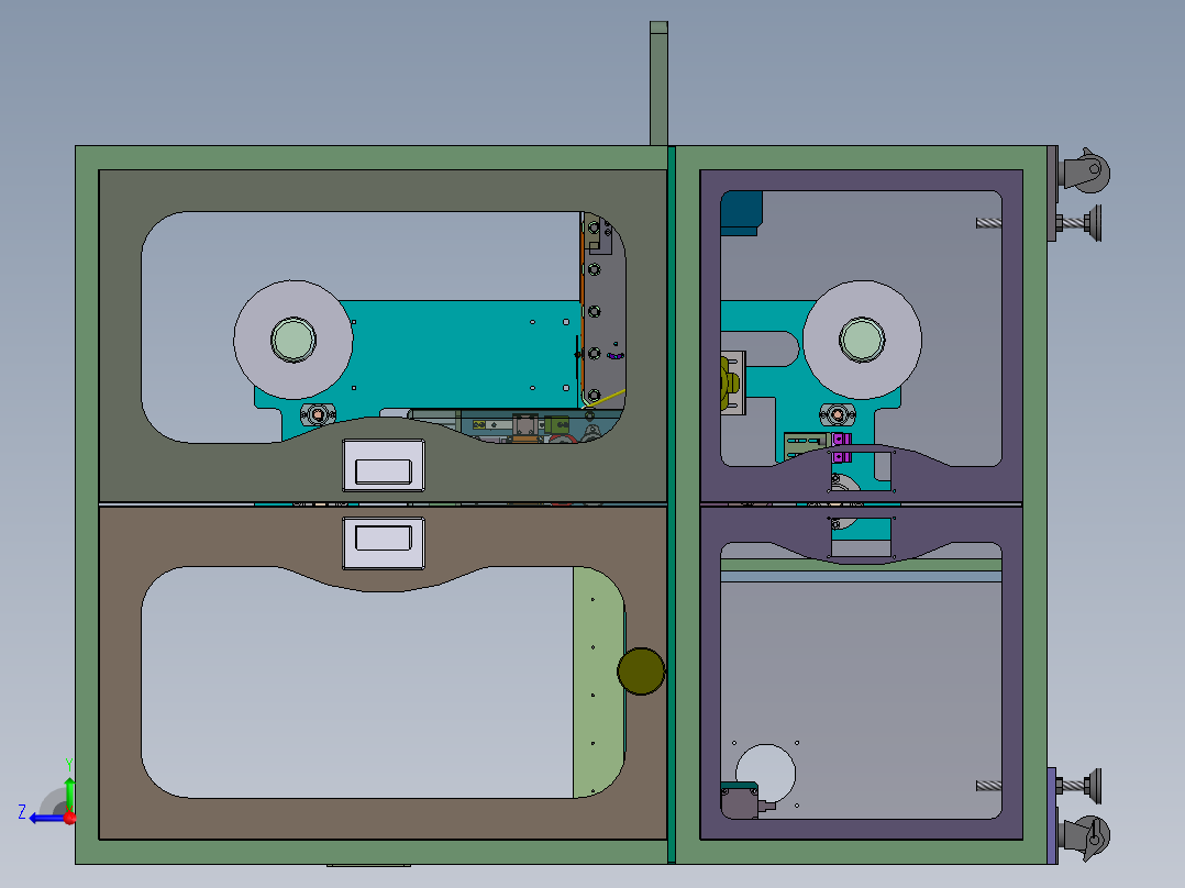 覆膜机 韩国 液晶行业sw18可编辑右视图