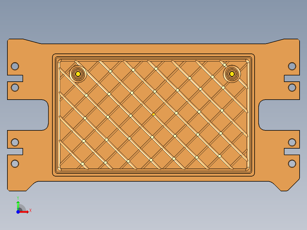 YX60-C笔记本CNC工装夹具三维模型-CNC2-铣外观面-200722前视图