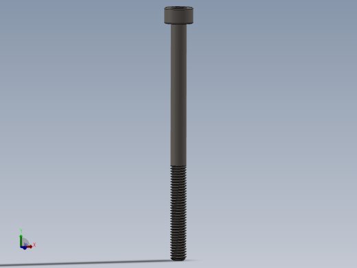 Screw_DIN_912_M3x45_A2.SLDPRT公制内六角螺钉