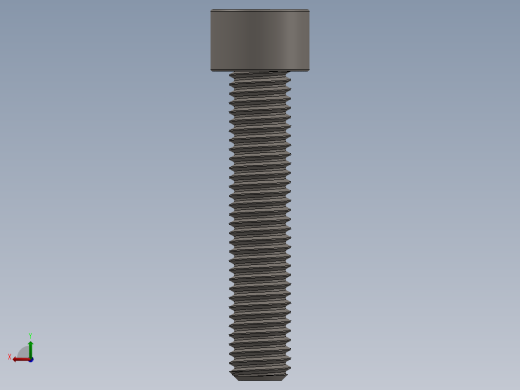 Screw_DIN_912_M10x50F_A2.SLDPRT公制内六角螺钉后视缩略图