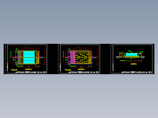 侧向流式沉淀池一体化净化设备图纸