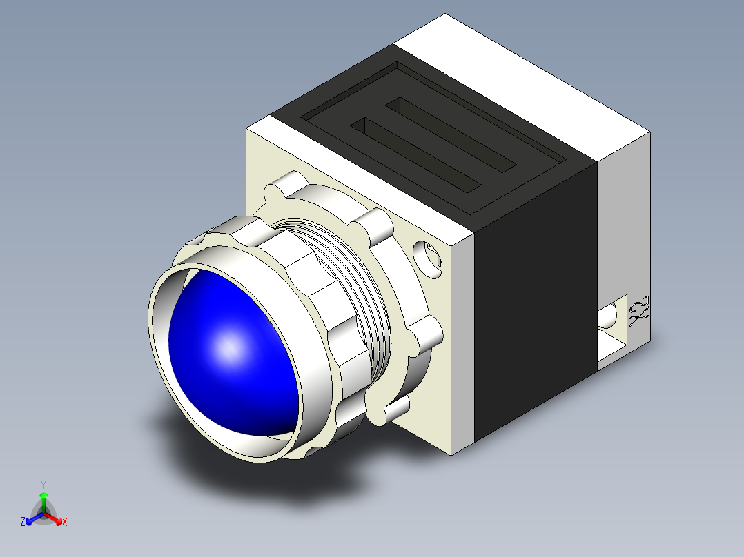 德力西电气LD11-25 纯蓝 球形