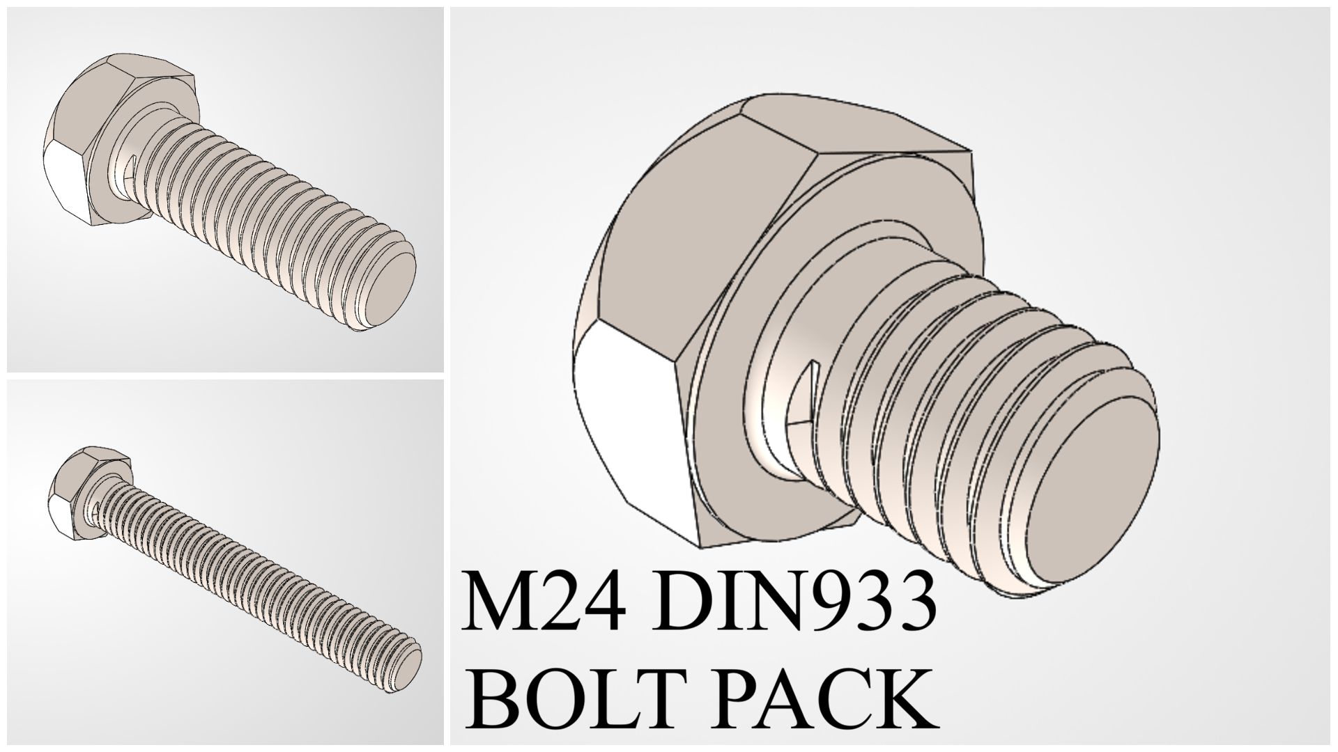 A0002810-M24 六角螺栓 DIN933