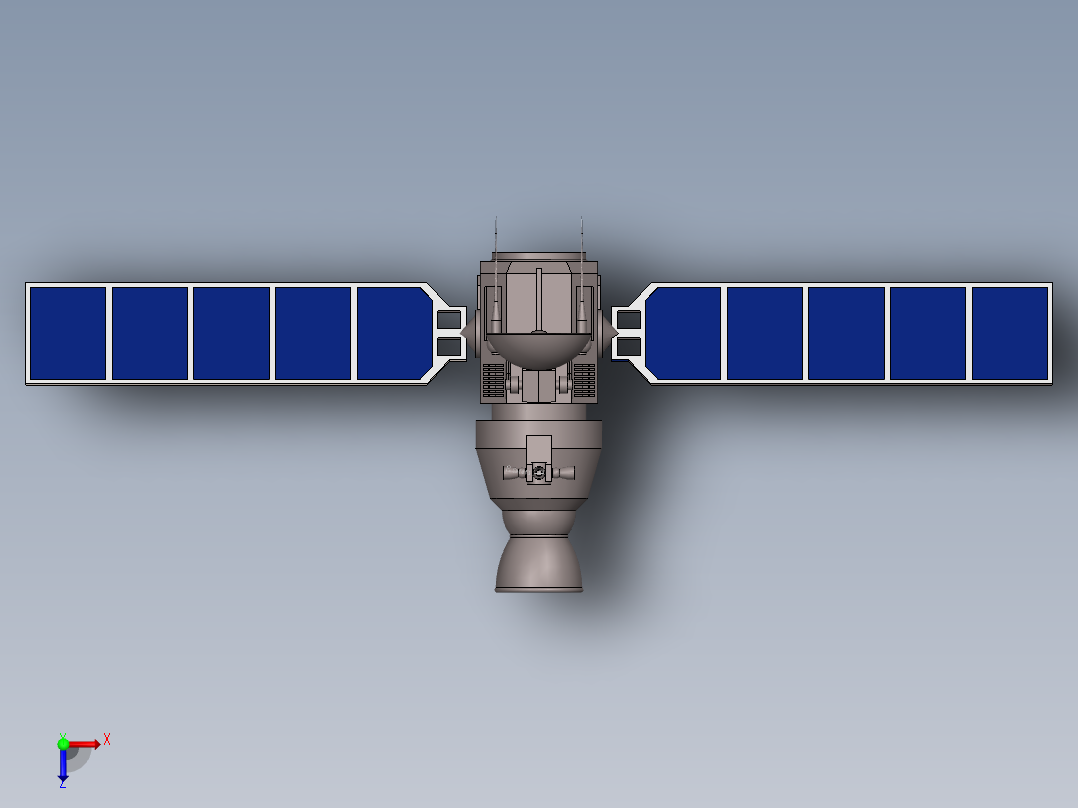 卫星、空间站(32)俯视图