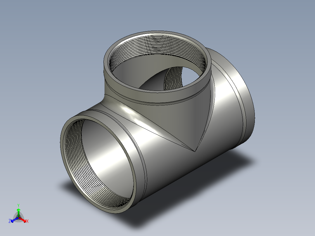 螺纹管三通-等径 DN100