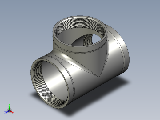 螺纹管三通-等径 DN100