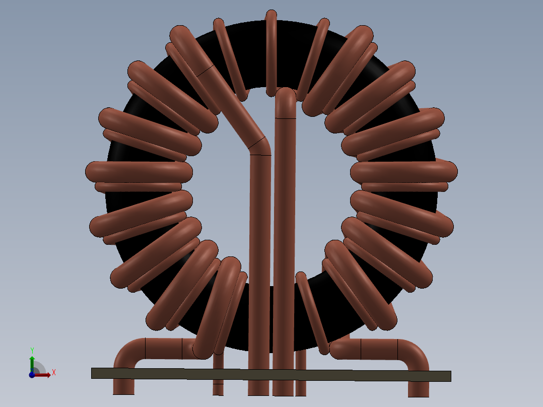电焊机开关变压器前视图