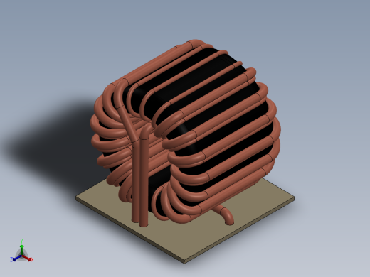 电焊机开关变压器正等轴测缩略图