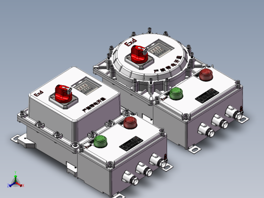 Exdb ebⅡB T4Gb和Exdb ebⅡC T6Gb两款常用防爆控制箱