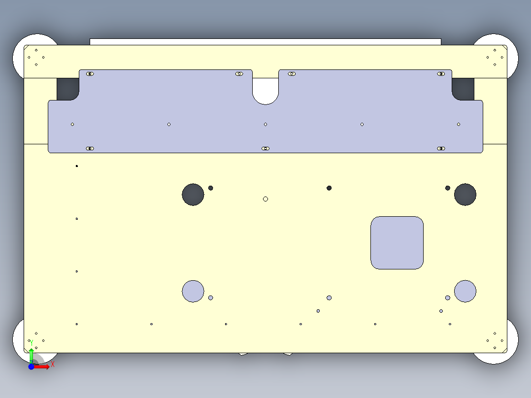 底座总成前视图