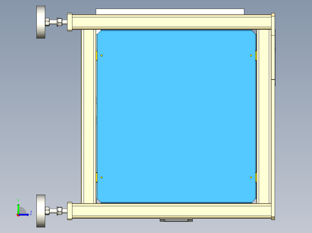 底座总成左视图