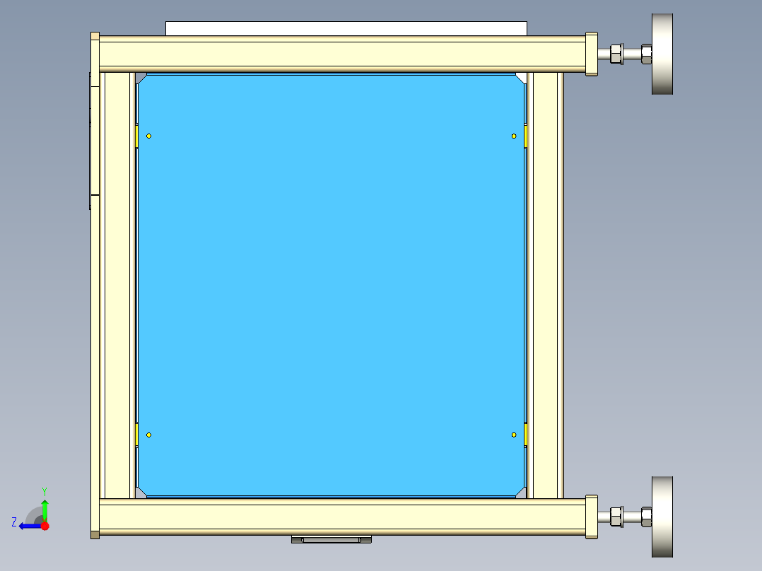 底座总成右视图