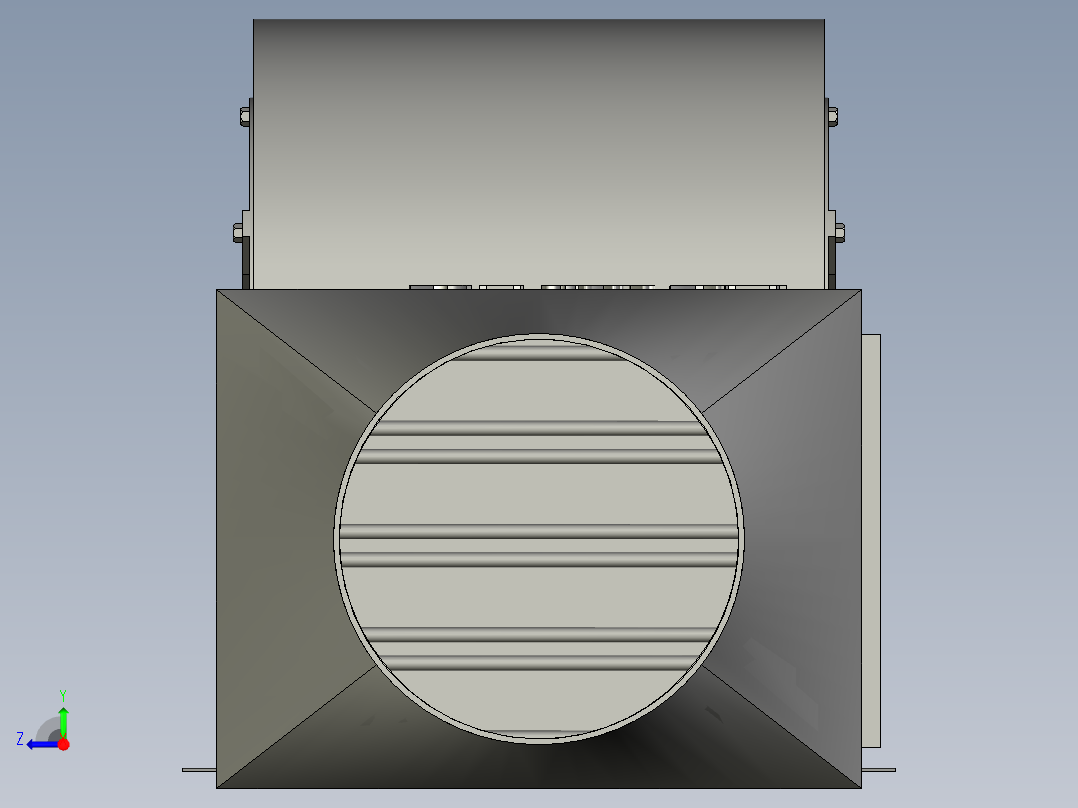 离心通风机KTW225S1(012-8)右视图