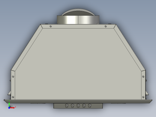 家用内循环式除油烟机前视缩略图