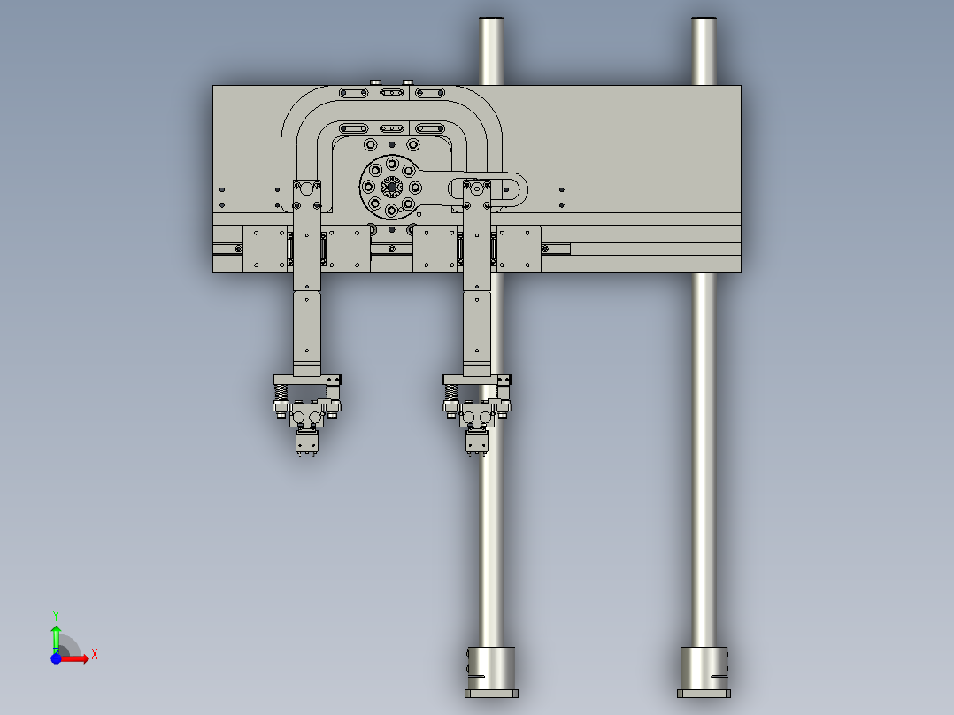 N型机械爪前视图