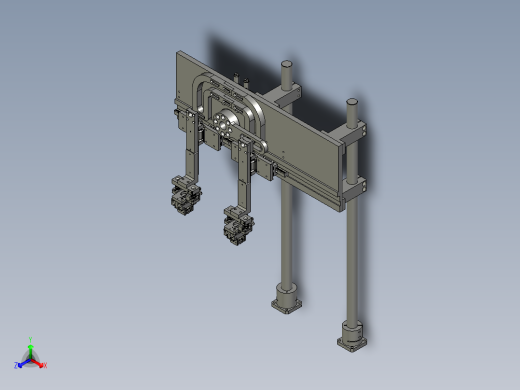 N型机械爪正等轴测缩略图